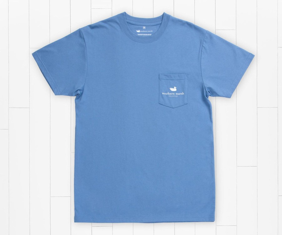 Women'S Southern Marsh Original Tees | Branding Collection Tee | Anchor Oxford Blue