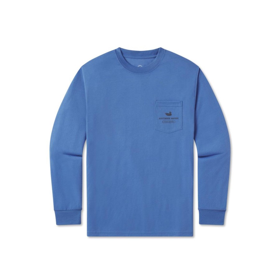 Men'S Southern Marsh Performance Long Sleeve Tees | Fieldtec Comfort Tee - Float On - Long Sleeve