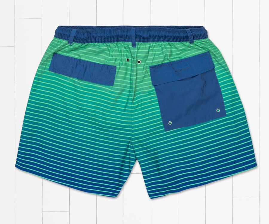 Men'S Southern Marsh Swim Trunks | Harbor Trunk | Faded Lines