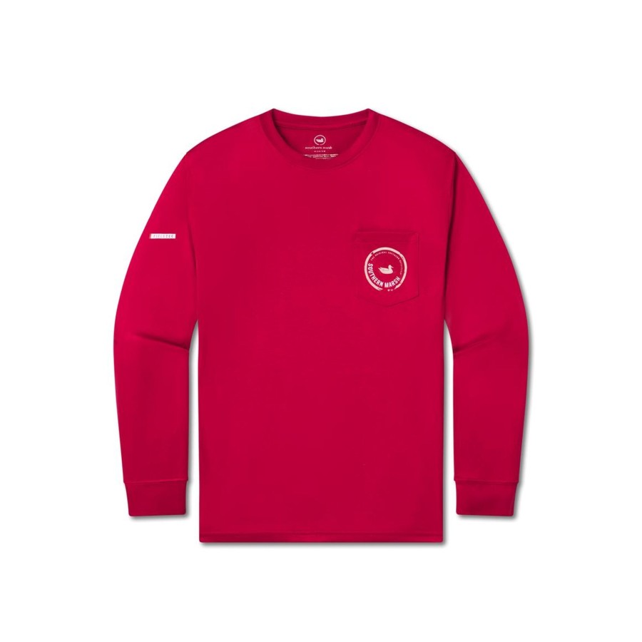 Men'S Southern Marsh Fishing Shirts | Fieldtec Pocket Tee - Long Sleeve