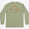 Men'S Southern Marsh Original Ls Tees | Southern Tradition Tee | Morning Rise | Long Sleeve Bay Green