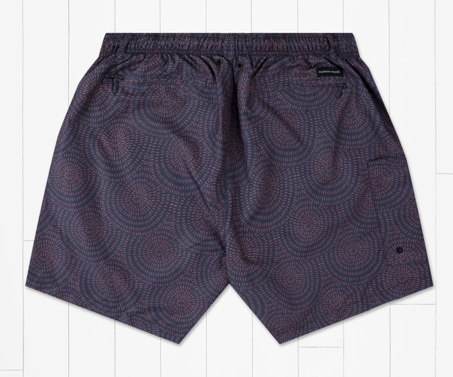 Men'S Southern Marsh Swim Trunks | Bodrum Straits Lined Swim Trunk