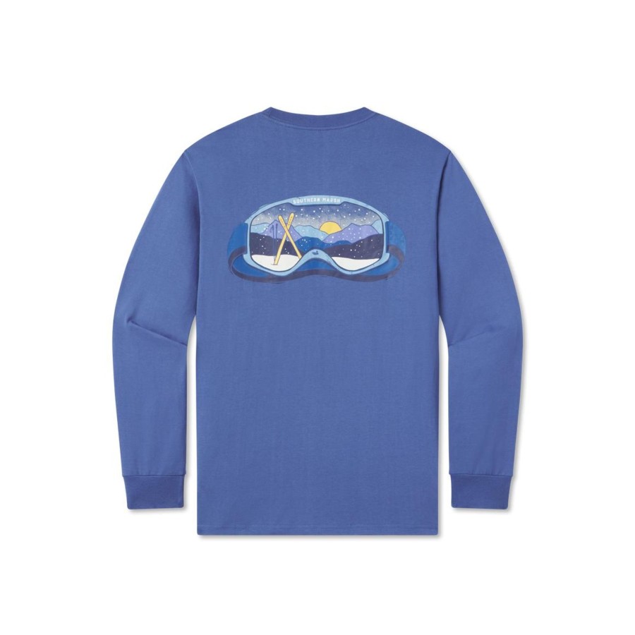 Youth Southern Marsh Original Long Sleeve Tees | Youth Altitude Tee | Goggles | Long Sleeve Bluestone