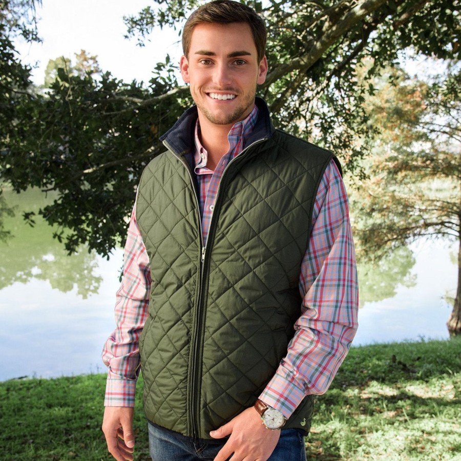 Men'S Southern Marsh Jackets And Vests | Marshall Quilted Vest