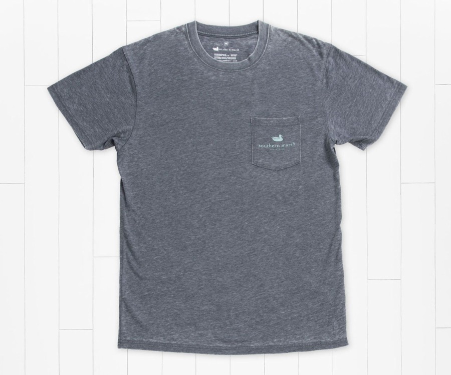 Men'S Southern Marsh Seawash Tees | Seawash Branding Tee | Sailboat