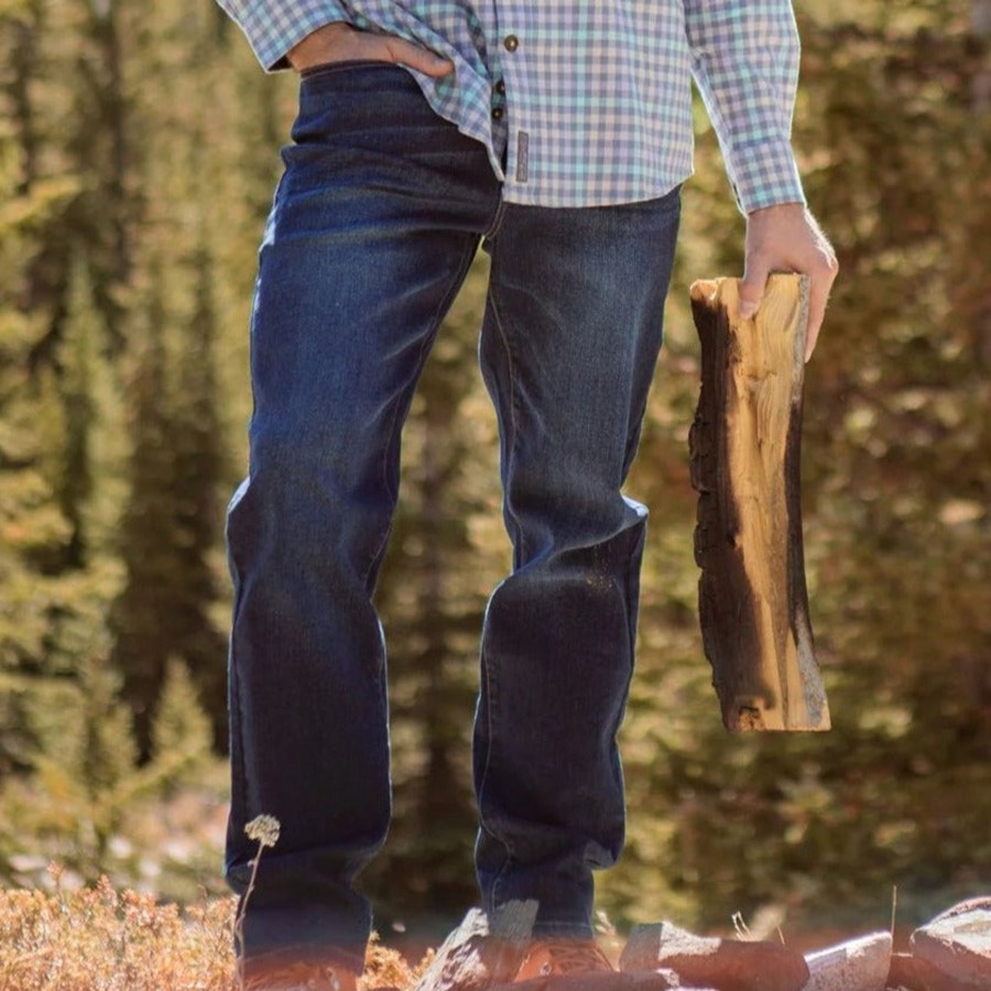 Men'S Southern Marsh Pants | Greenville Stretch Denim Jean Navy