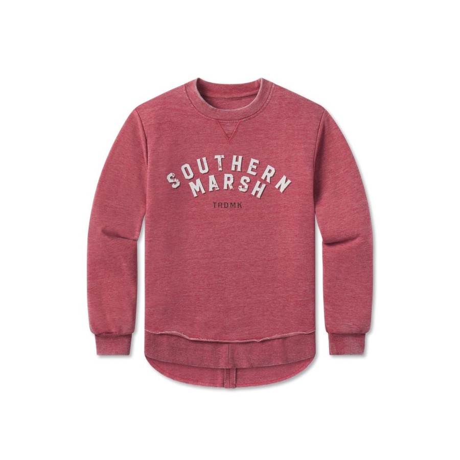 Youth Southern Marsh Pullovers And Sweaters | Youth Seawash Rally Round Bottom Sweatshirt