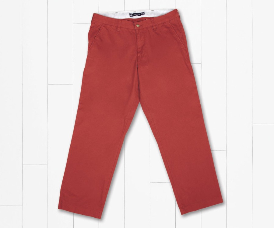 Men'S Southern Marsh Pants | Wharf Pant Vintage Red