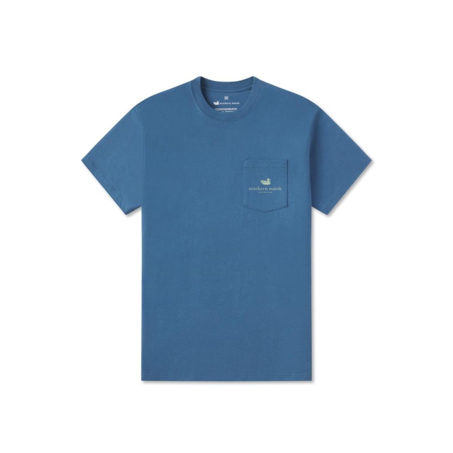 Men'S Southern Marsh Original Ss Tees | Starry Silhouette Tee - Buffalo Slate