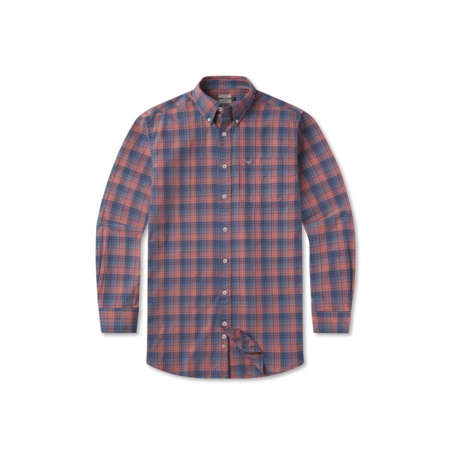 Men'S Southern Marsh Relaxed | Holly Ridge Washed Dress Shirt