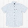 Men'S Southern Marsh Short Sleeve | Island Linen Shirt | Flamingos