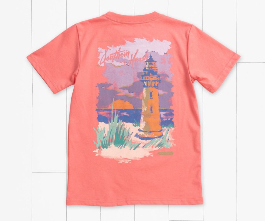 Youth Southern Marsh Original Tees | Youth Southern Horizons Lighthouse Tee