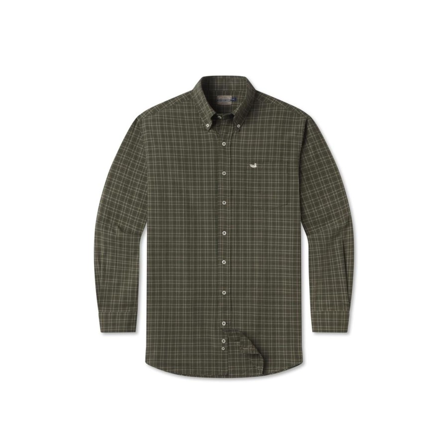 Men'S Southern Marsh Relaxed | Sabine Washed Check Dress Shirt