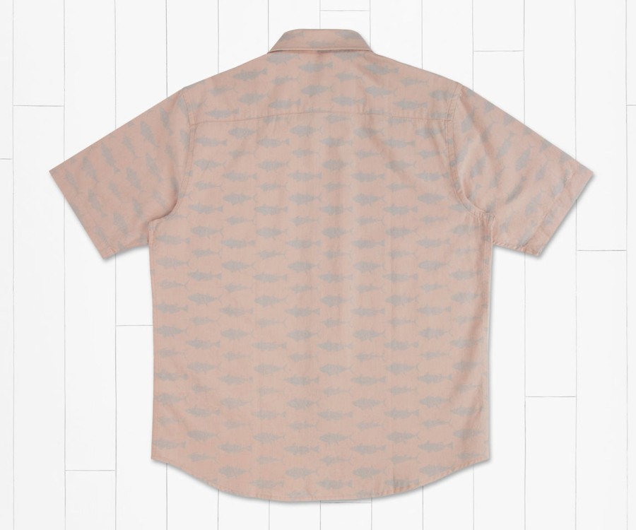 Men'S Southern Marsh Short Sleeve | Pescado Linen Shirt