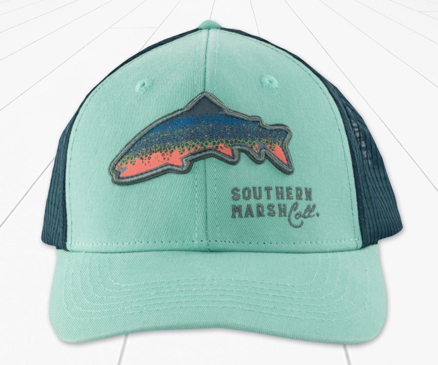 Women'S Southern Marsh Hats & Visors | Trucker Hat - Trout Dots