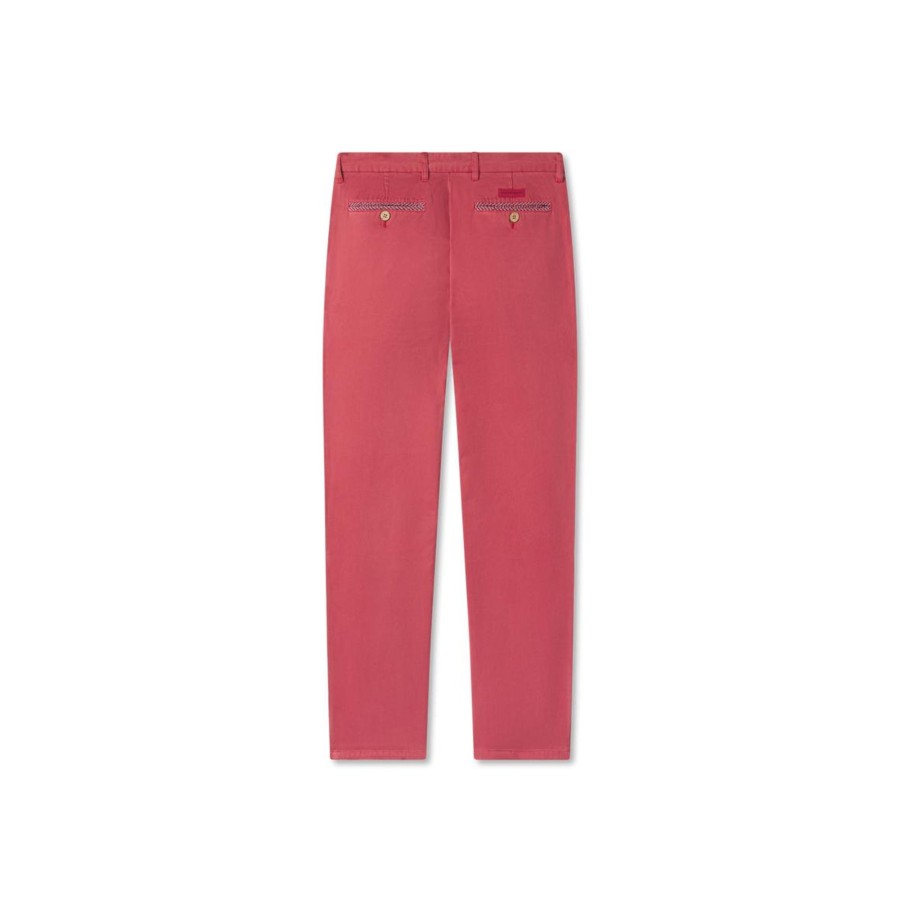 Men'S Southern Marsh Pants | Seawash Grayton Twill Pant Washed Red