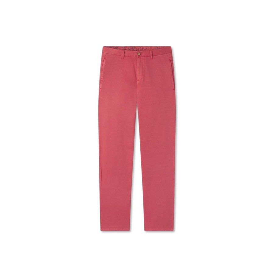 Men'S Southern Marsh Pants | Seawash Grayton Twill Pant Washed Red