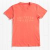 Women'S Southern Marsh Women'S Fit Tops | Danielle V-Neck Tee | Slub