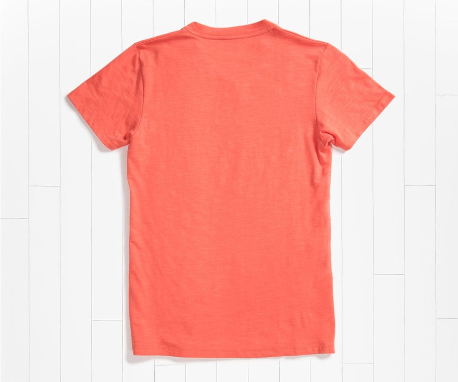 Women'S Southern Marsh Women'S Fit Tops | Danielle V-Neck Tee | Slub