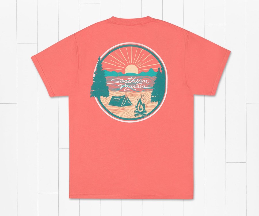 Men'S Southern Marsh Original Ss Tees | Summer Camp Sunsets Tee