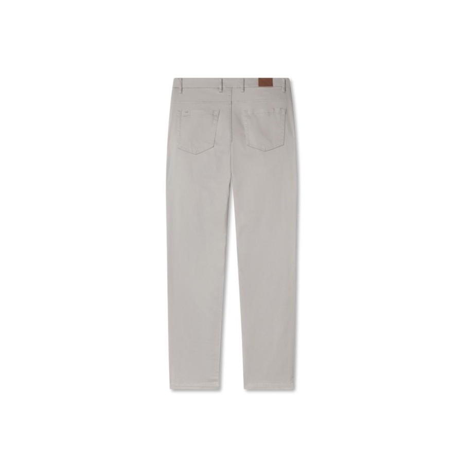 Men'S Southern Marsh Pants | Cahaba Comfort Stretch Twill Pant Light Gray