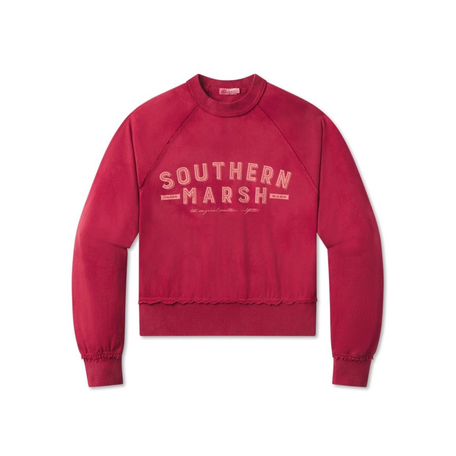 Women'S Southern Marsh Women'S Fit Tops | Seawash Sierra Sweatshirt