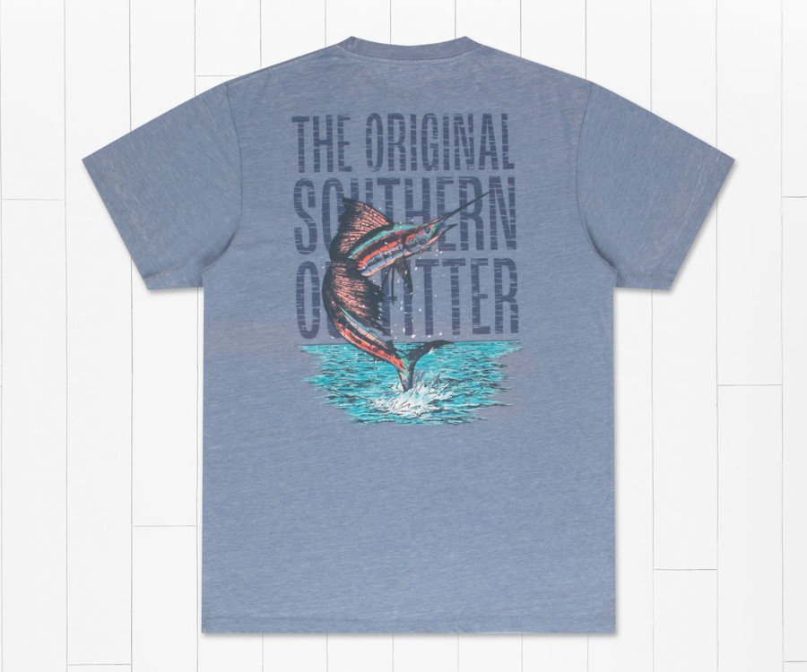 Women'S Southern Marsh Seawash Tees | Seawash Tee - Offshore - Marlin