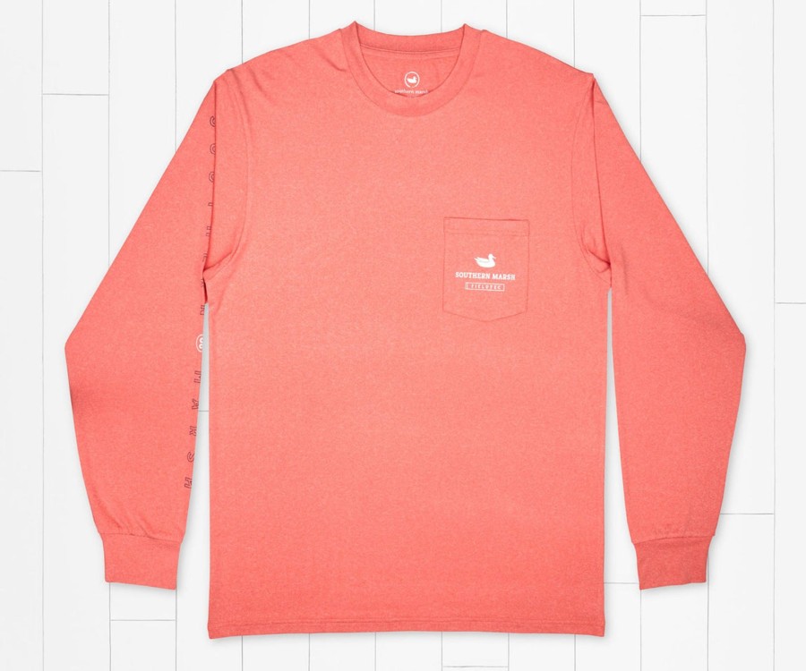 Men'S Southern Marsh Performance Long Sleeve Tees | Fieldtec Featherlight Tee | Navigation | Long Sleeve