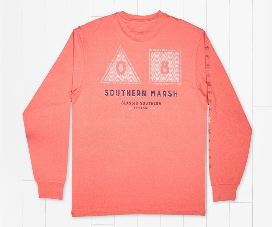 Men'S Southern Marsh Performance Long Sleeve Tees | Fieldtec Featherlight Tee | Navigation | Long Sleeve