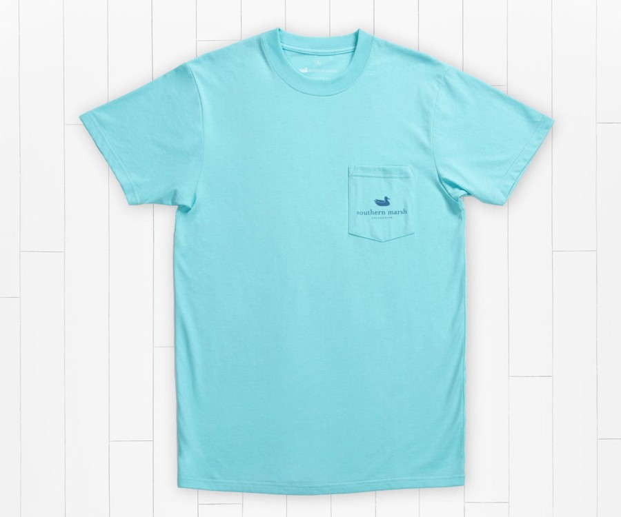 Men'S Southern Marsh Original Ss Tees | Southern Horizons Tee | Cypress