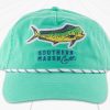 Youth Southern Marsh Hats | Youth Ensenada Rope Hat - Mahi Mahi Patch Bimini Green