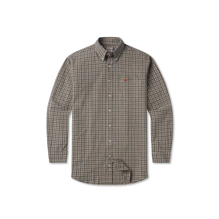 Men'S Southern Marsh Relaxed | Oak Grove Washed Gingham Dress Shirt