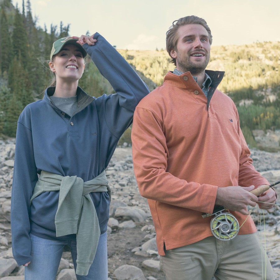 Women'S Southern Marsh Pullovers And Sweaters | Reeves Pique Pullover