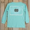 Men'S Southern Marsh Original Ls Tees | Oyster Festival Tee - Long Sleeve Antigua Blue