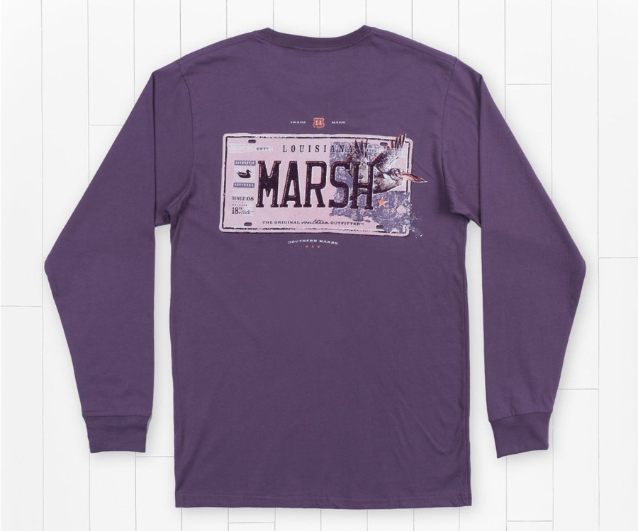 Women'S Southern Marsh Original Long Sleeve Tees | Backroads Collection Tee | Louisiana | Long Sleeve