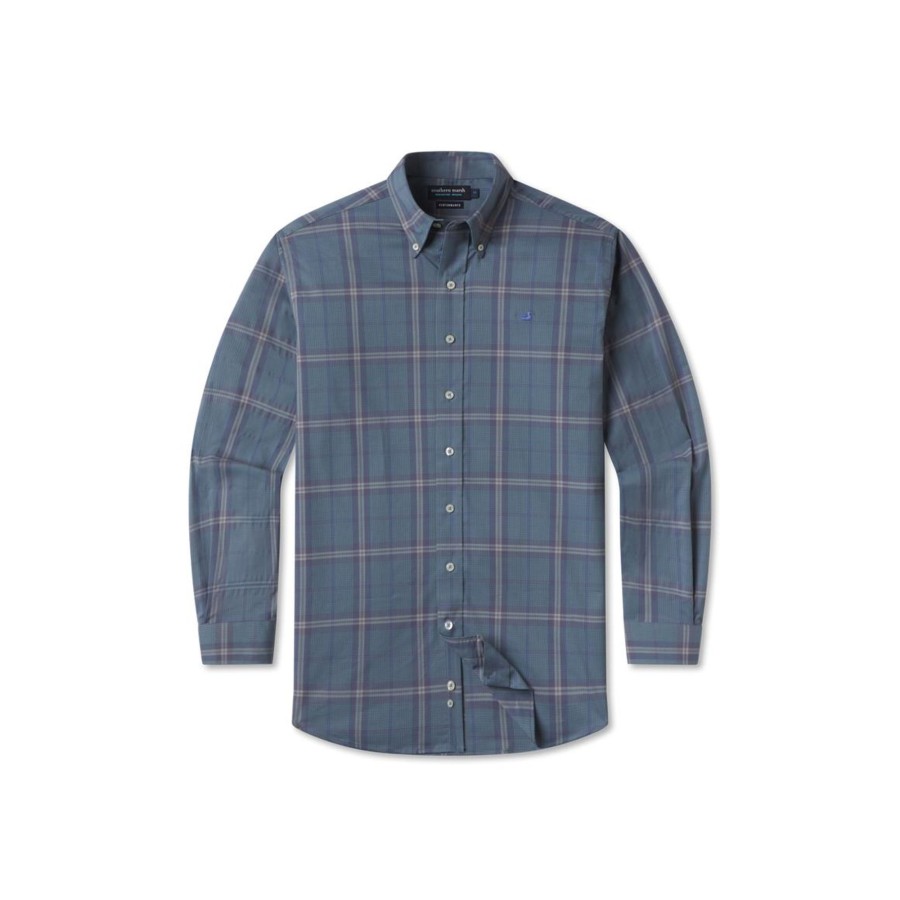 Men'S Southern Marsh Performance | Marion Performance Plaid Dress Shirt