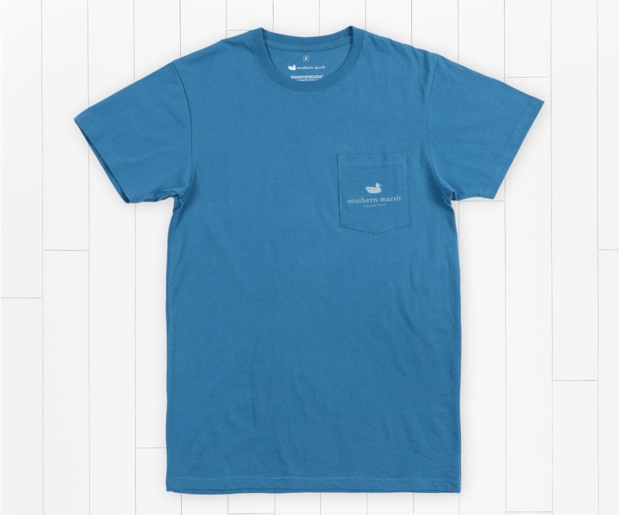 Men'S Southern Marsh Original Ss Tees | Backroads Collection Tee | Florida Slate