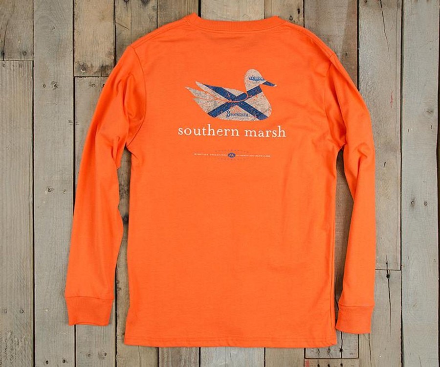 Women'S Southern Marsh Original Long Sleeve Tees | Authentic Heritage Tee | Alabama | Long Sleeve