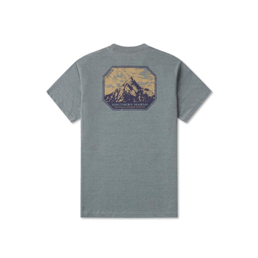 Women'S Southern Marsh Seawash Tees | Seawash Tee - High Altitude Hexagon Burnt Sage