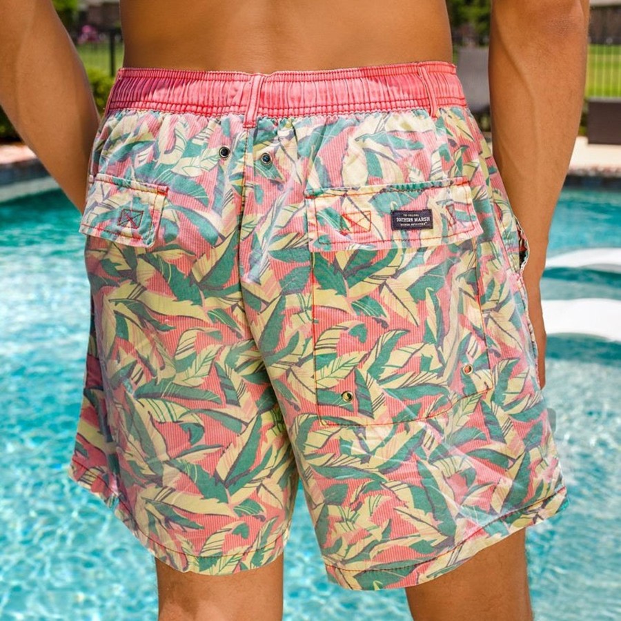 Men'S Southern Marsh Swim Trunks | Seawash Shoals Swim Trunk | Bayside