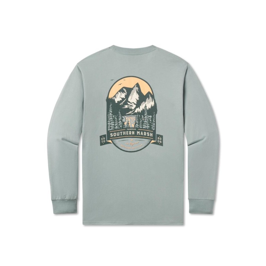 Men'S Southern Marsh Original Ls Tees | Mountain Pass Tee | Long Sleeve