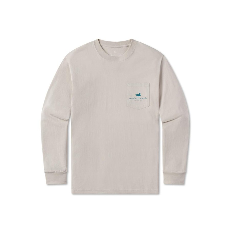 Women'S Southern Marsh Original Long Sleeve Tees | Paper Mountains Tee | Long Sleeve