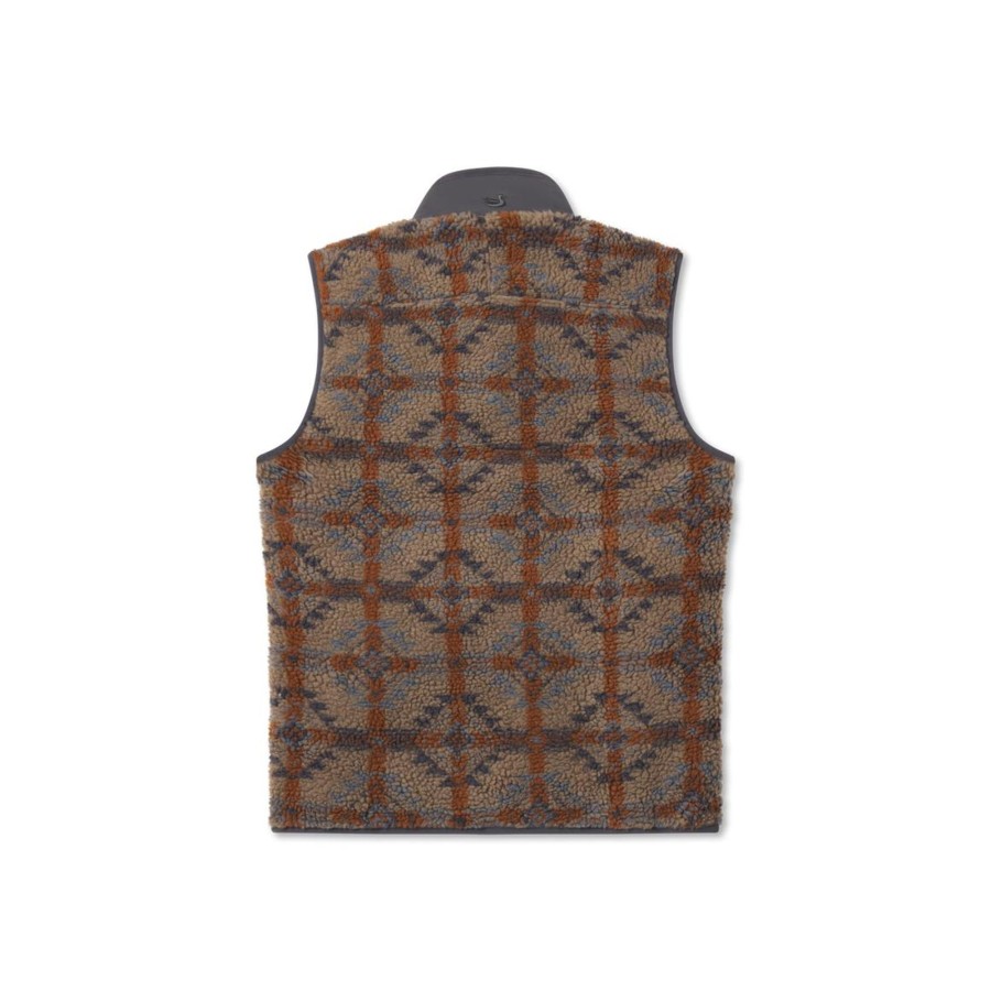 Men'S Southern Marsh Jackets And Vests | Mojave Rustic Fleece Vest Burnt Taupe