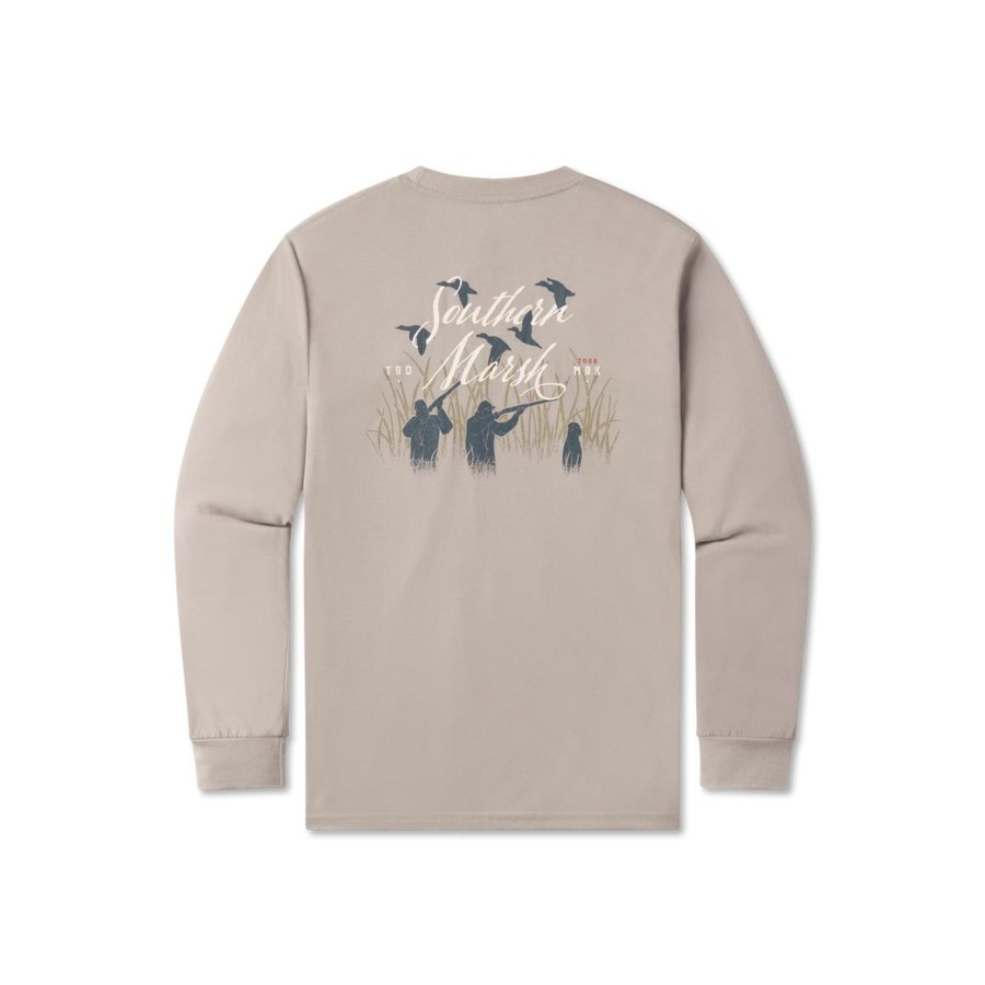 Men'S Southern Marsh Fishing Shirts | Fieldtec Comfort Tee | Morning Flyover