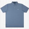 Men'S Southern Marsh Polos | Bermuda Performance Polo - Naples Stripe