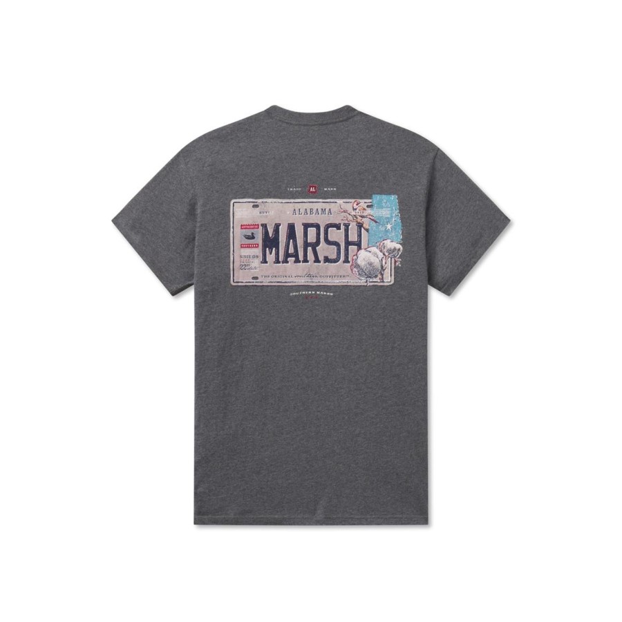 Women'S Southern Marsh Original Tees | Backroads Collection Tee | Alabama Midnight Gray