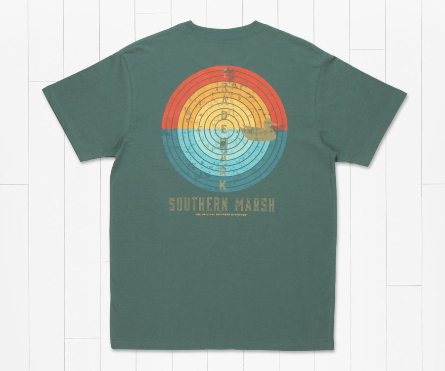 Men'S Southern Marsh Original Ss Tees | Trademark Target Tee Hunter Green