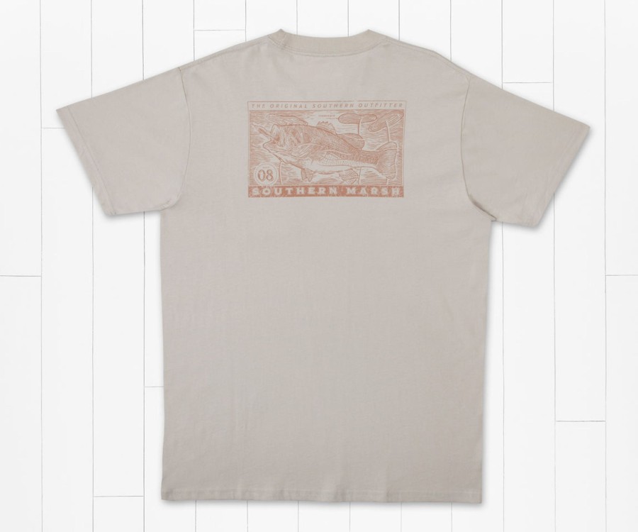 Women'S Southern Marsh Original Tees | Etched Bass Tee