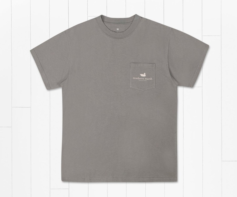 Women'S Southern Marsh Original Tees | Vintage Caps Tee | Original Southern Dark Gray