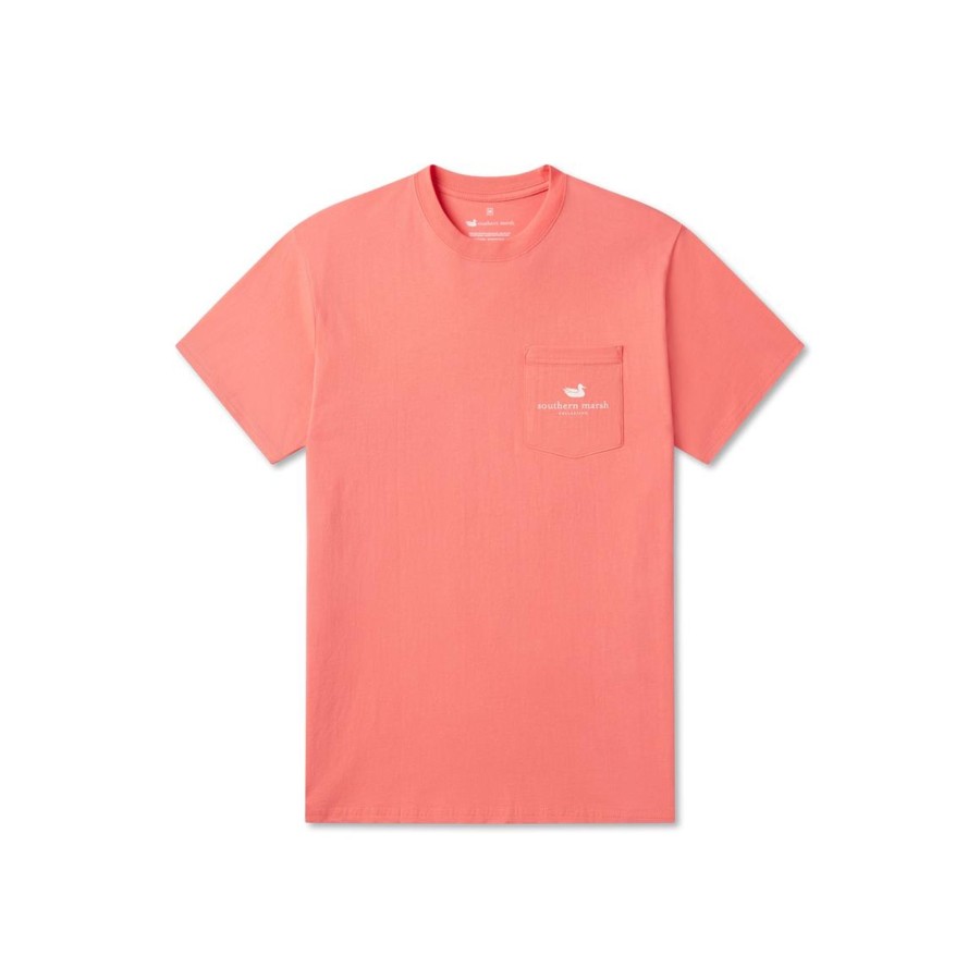 Youth Southern Marsh Original Tees | Youth Southern Cities - Charleston Coral